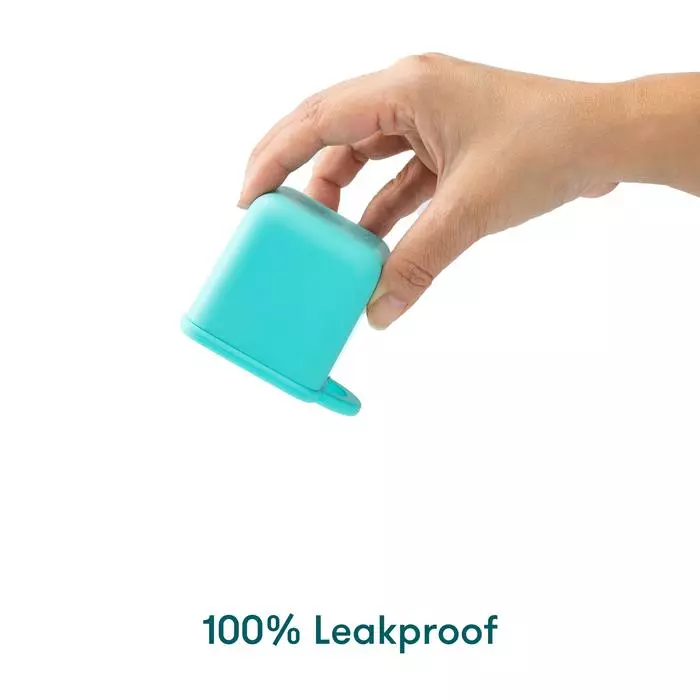 Omie OmieDip Silicone Dip Containers Set 2 Pink Teal - Image 3