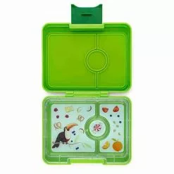Yumbox Snack Box Lime Green Toucan