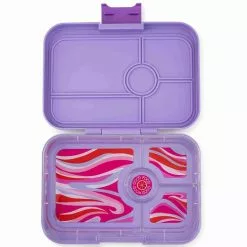 Yumbox Tapas 4 Compartment - Ibiza Purple - Groovy Tray