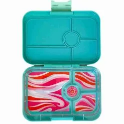 Yumbox Tapas 4 Compartment - Antibes Blue - Groovy Tray