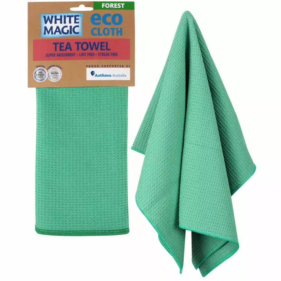 White Magic Tea Towel Single Forest